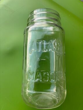 Atlas Mason Jar Clear Glass Canister
